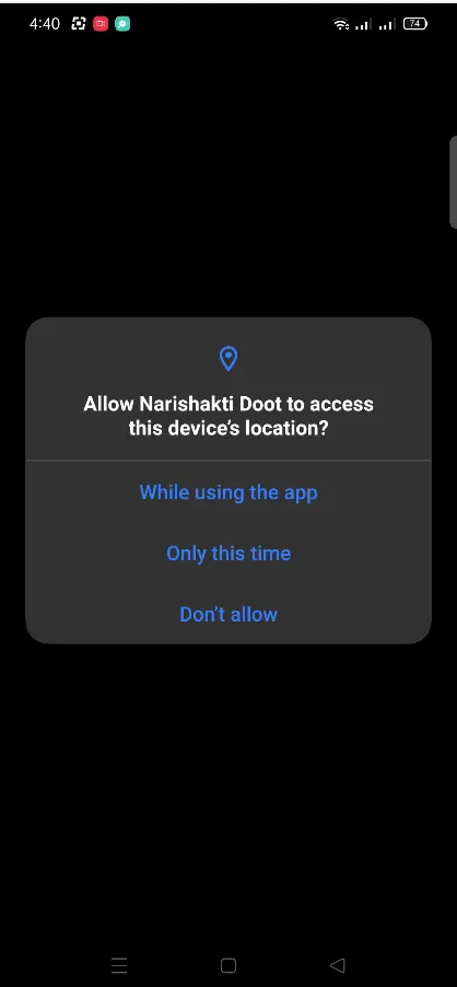 Allow Location