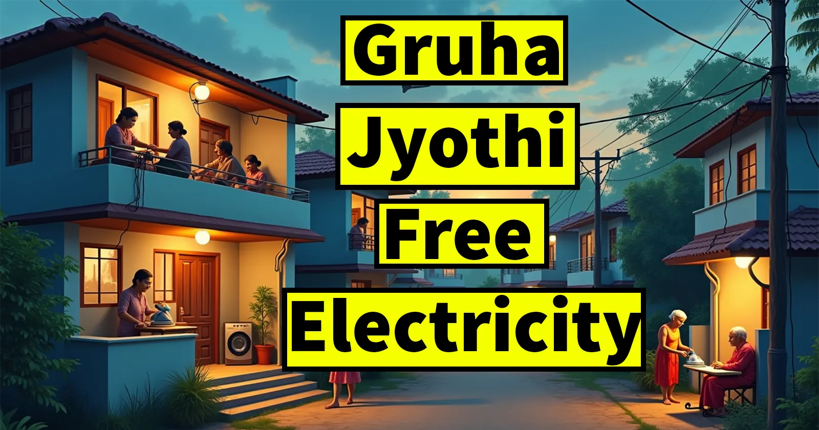 Karnataka Gruha Jyothi Scheme Electricity