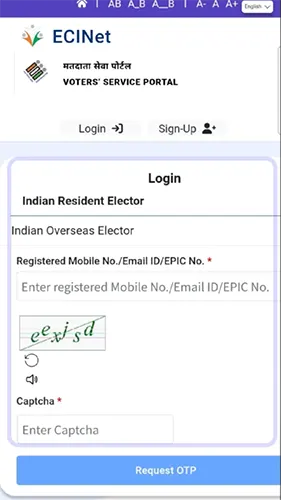 Voter Login